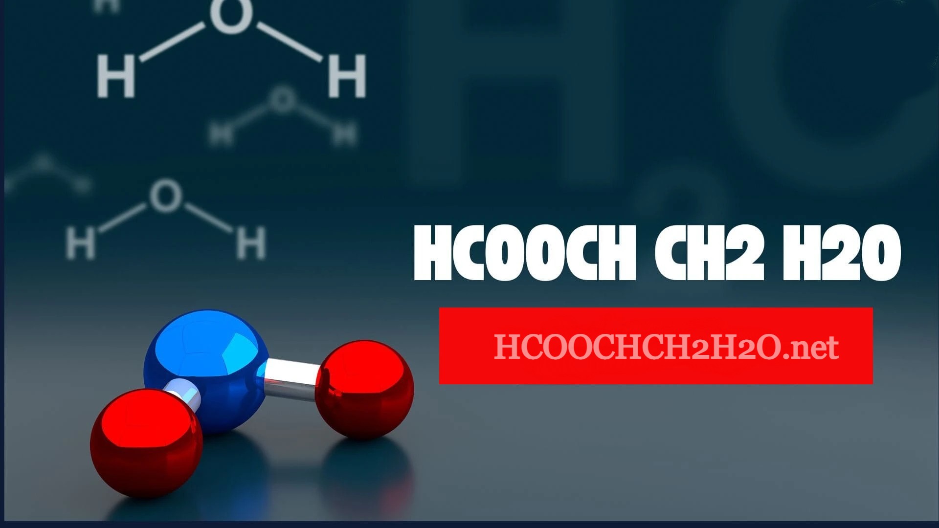 HCOOCH CH2 H2O
